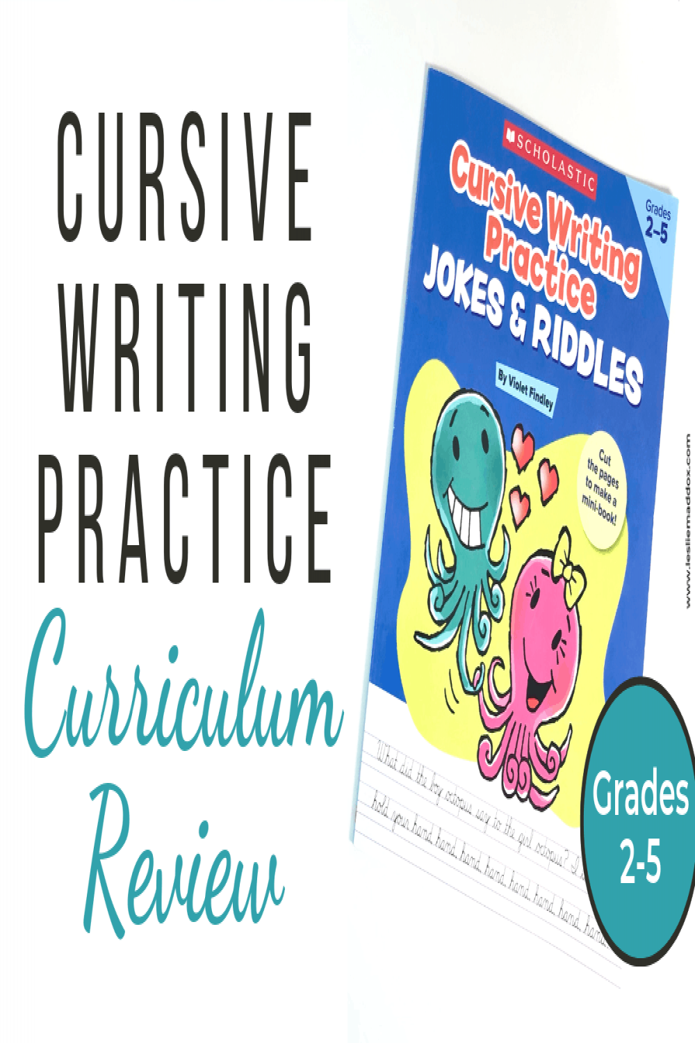 Cursive Writing Practice: Jokes & Riddles Review - Leslie Maddox