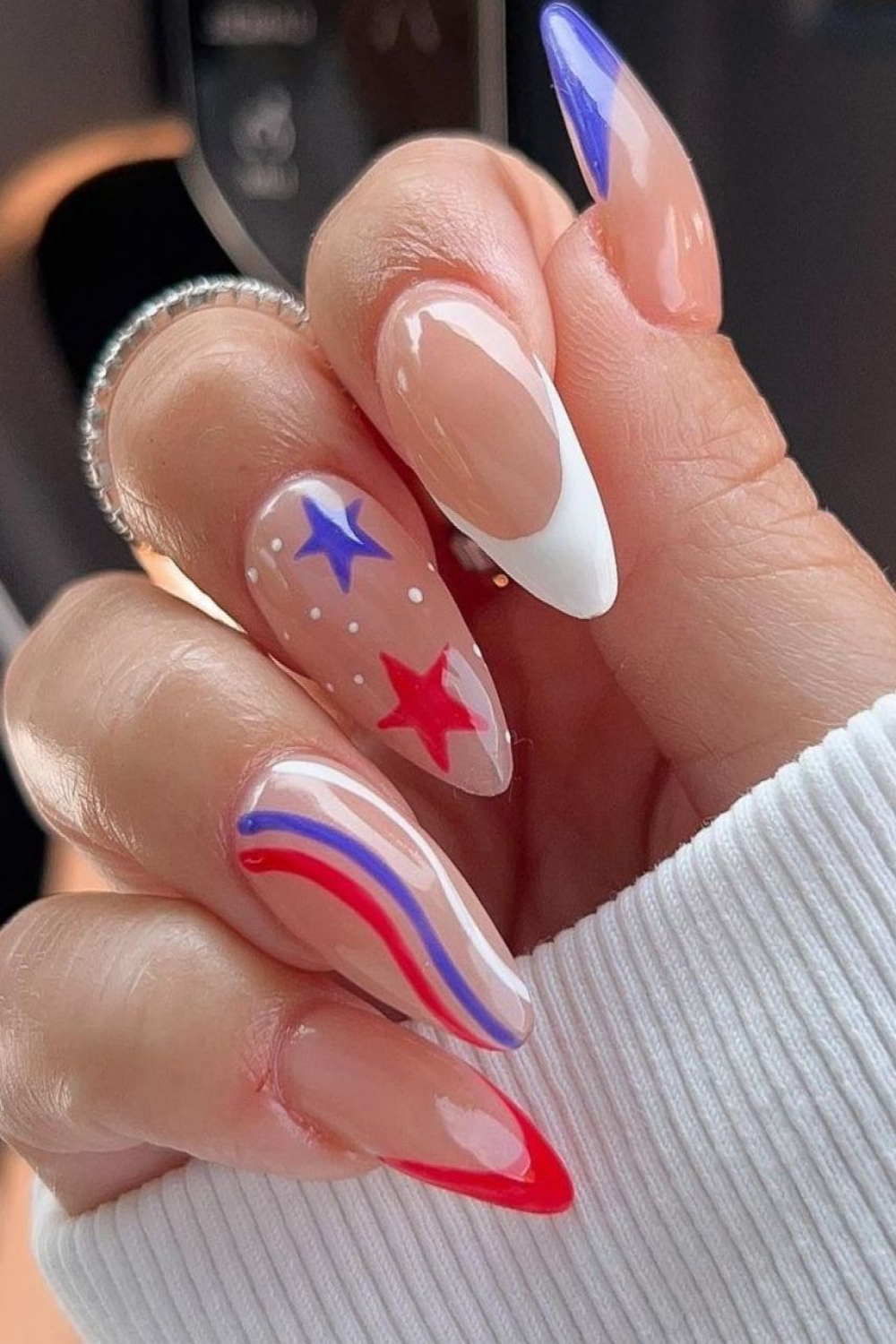 + Cute and Easy th of July Nails to Show Off Your Patriotic