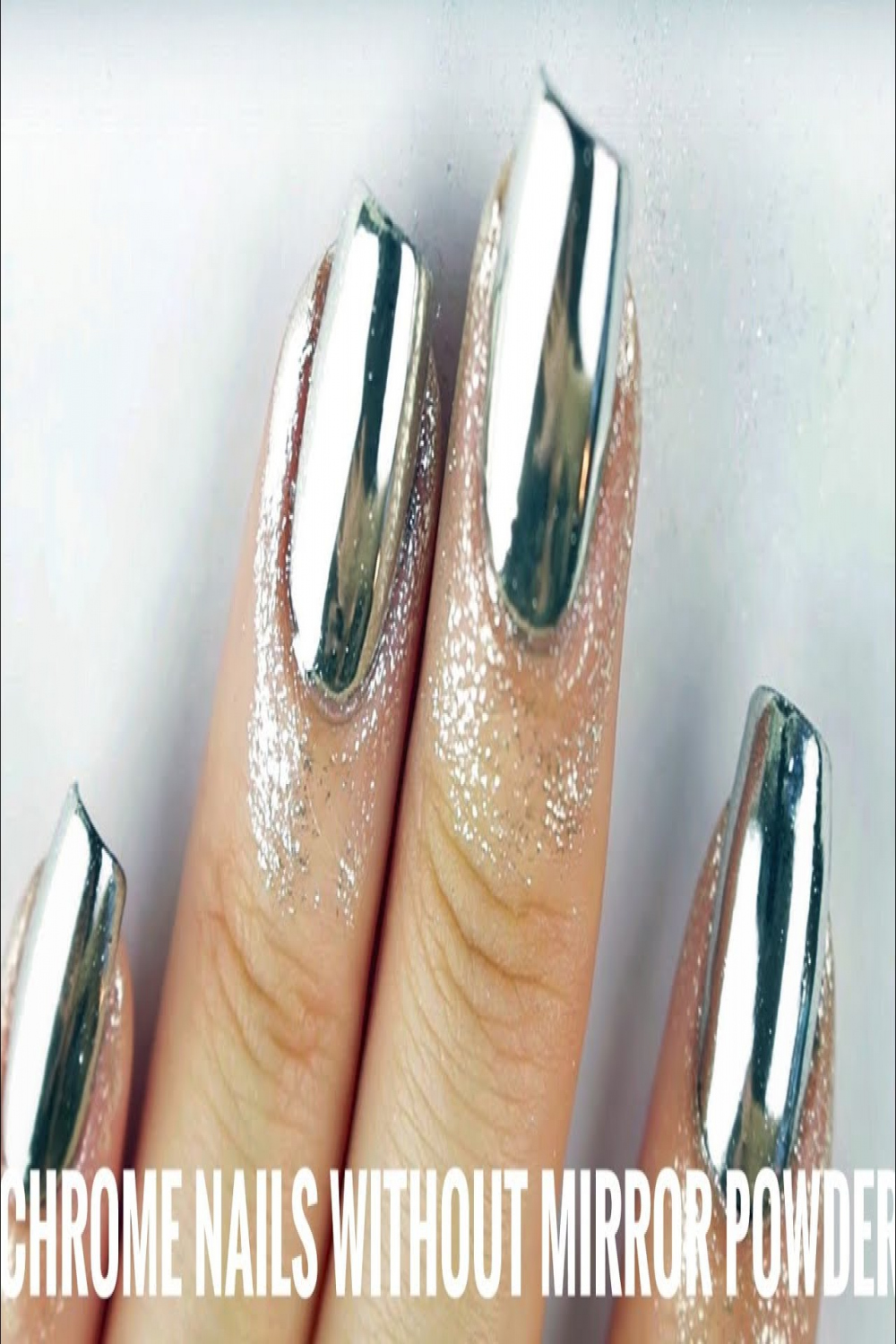 DIY Mirror Nails  No Gel No Chrome Powder  Get Chrome Nails WITHOUT Powder