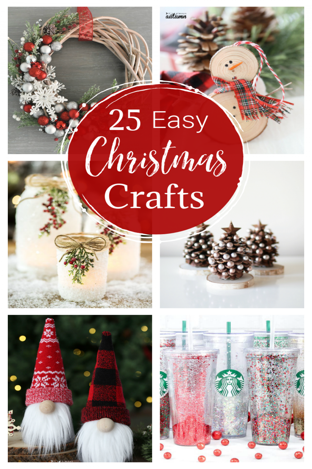 Easy Christmas Crafts for All Ages - Crazy Little Projects