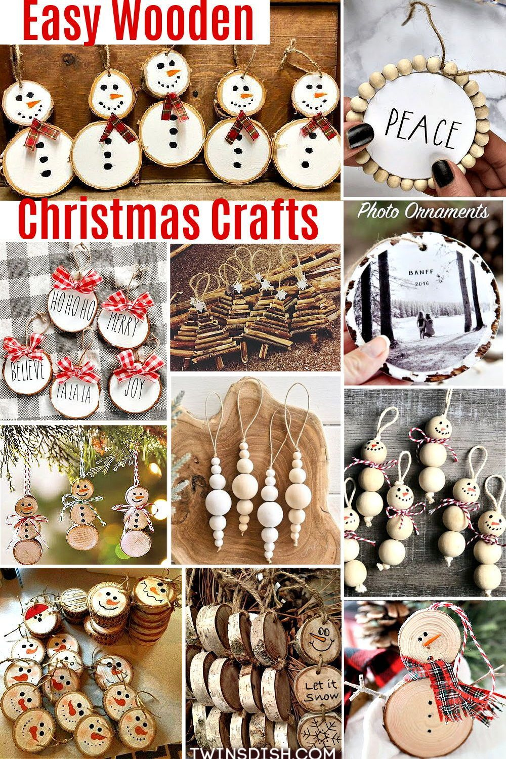 Easy DIY Wooden Christmas Crafts To Sell and Gift #ChristmasDIY