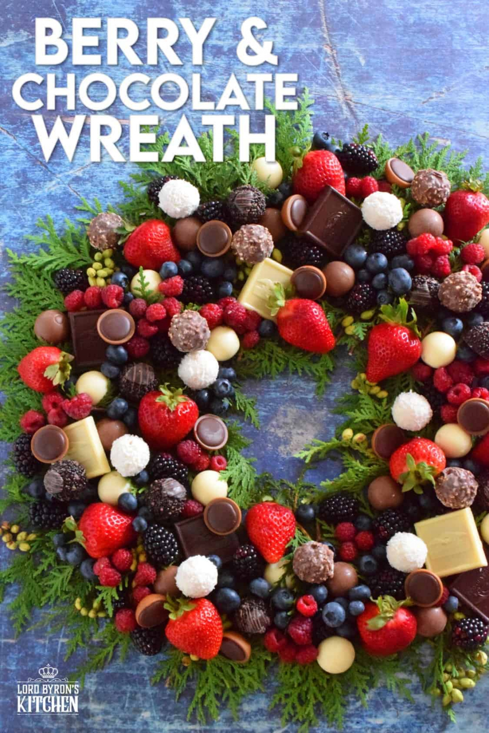 Edible Christmas Wreaths - Lord Byron