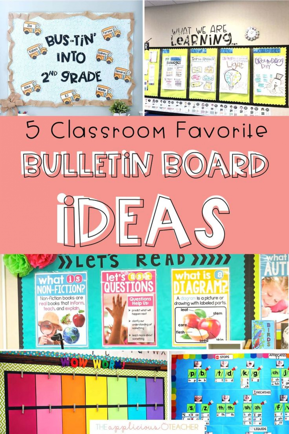 Favorite Bulletin Board Ideas for Elementary!  Kindergarten