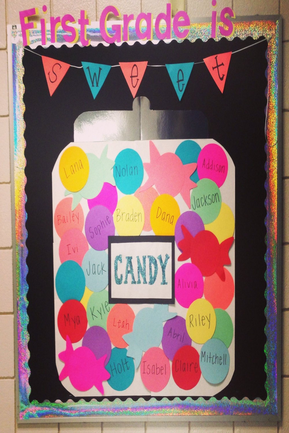 First grade Bulletin Board Beginning of year  Kindergarten