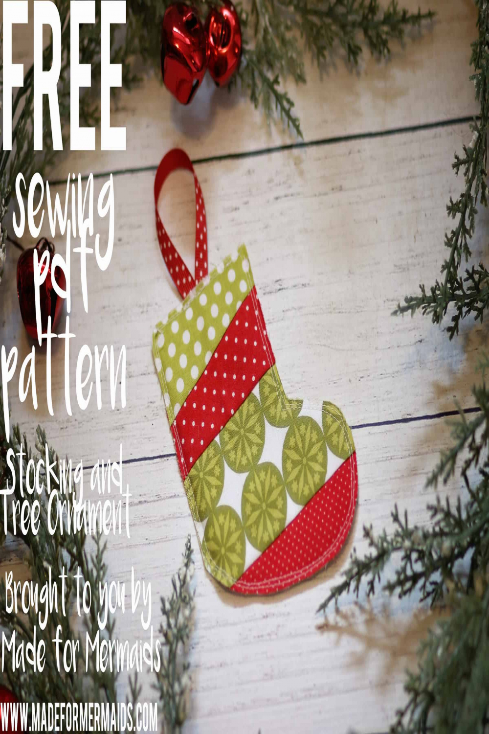 FREE PDF PATTERN- Christmas Tree & Stocking Ornaments