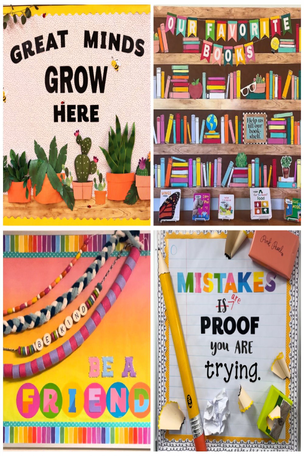 fun bulletin board ideas for schools - A girl and a glue gun