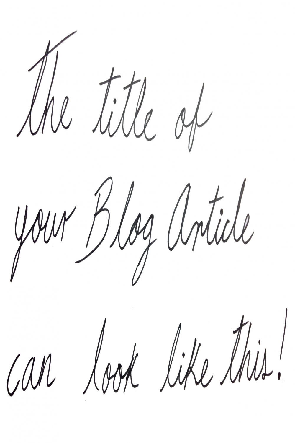 hand draw Cursive Letters for your Website