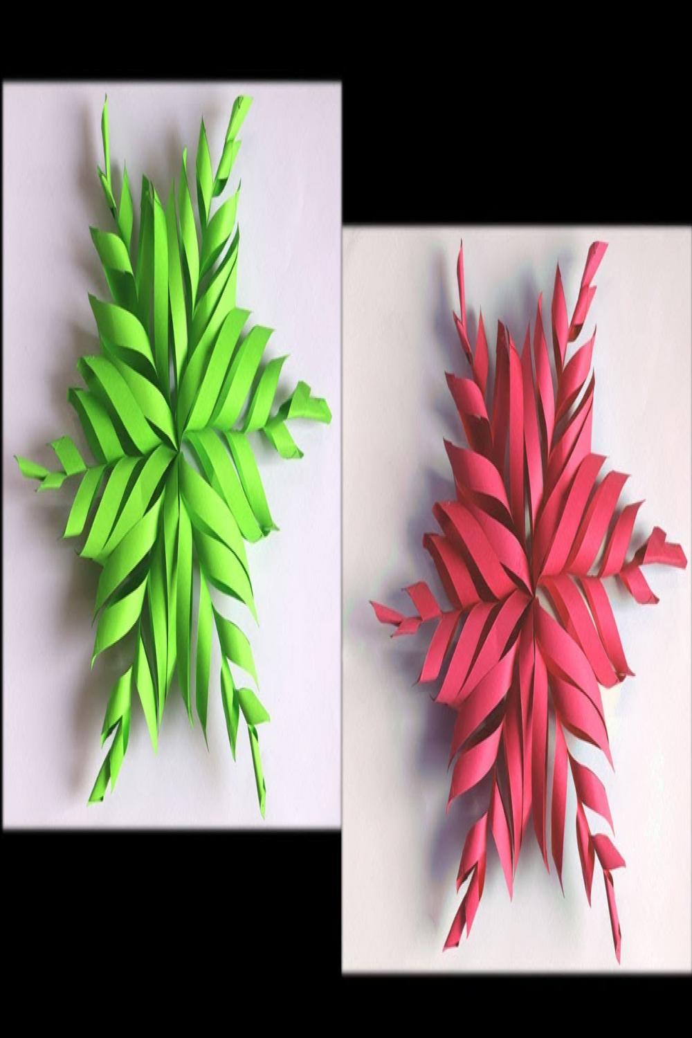 How to Make D Christmas Snowflake or Christmas Star  Paper Christmas  Crafts