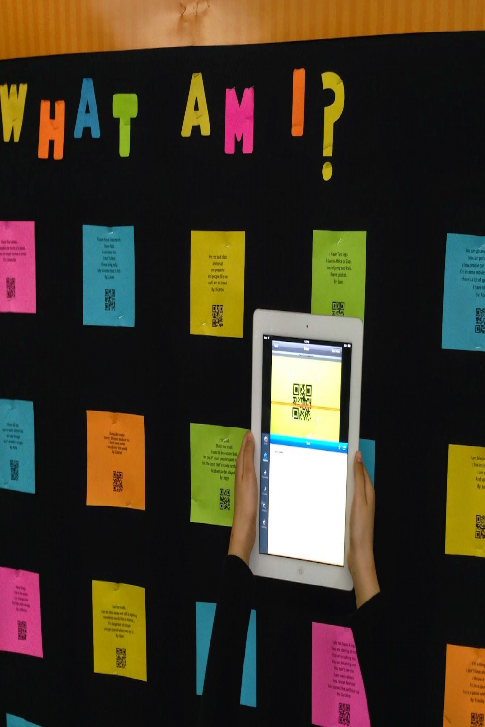 iTeach :: Student-Created Interactive QR Code Bulletin Boards