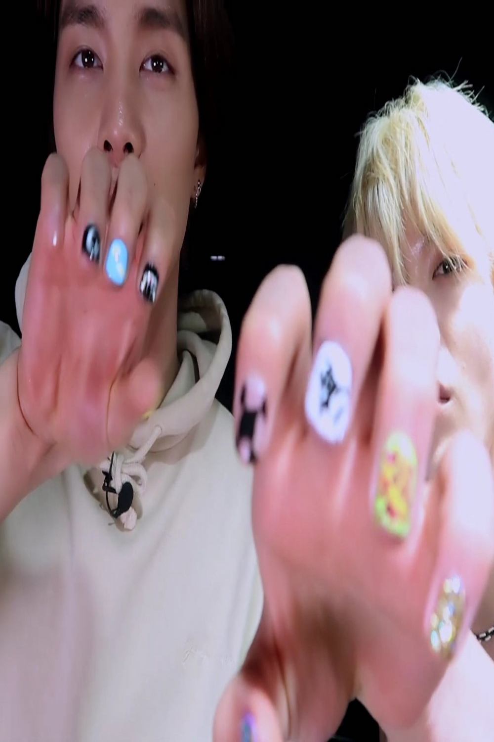 Johnny and Yuta of K-Pop Group NCT Share First Nail Art Experience