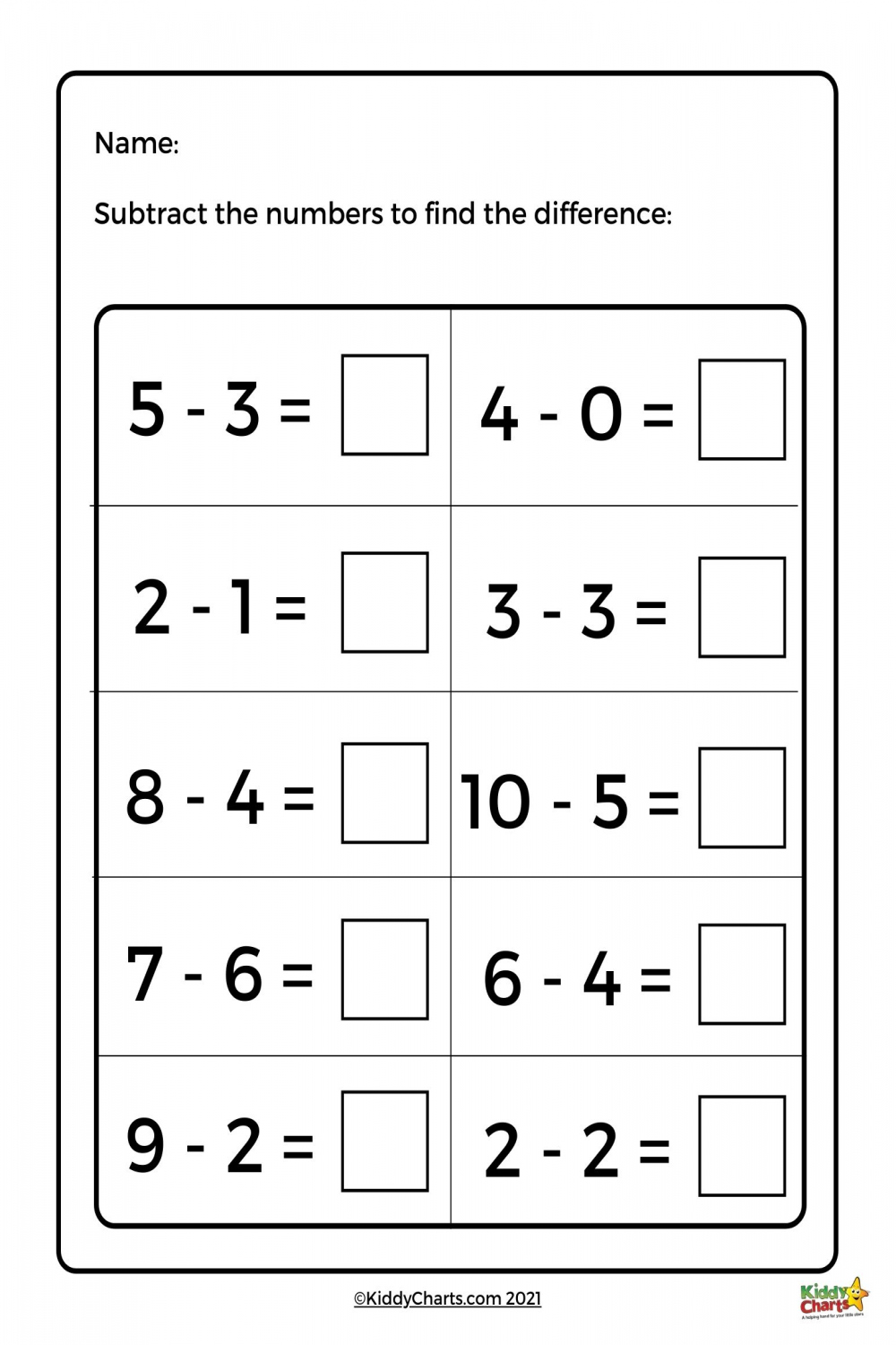 Kindergarten math worksheets: Animal math worksheets - KiddyCharts