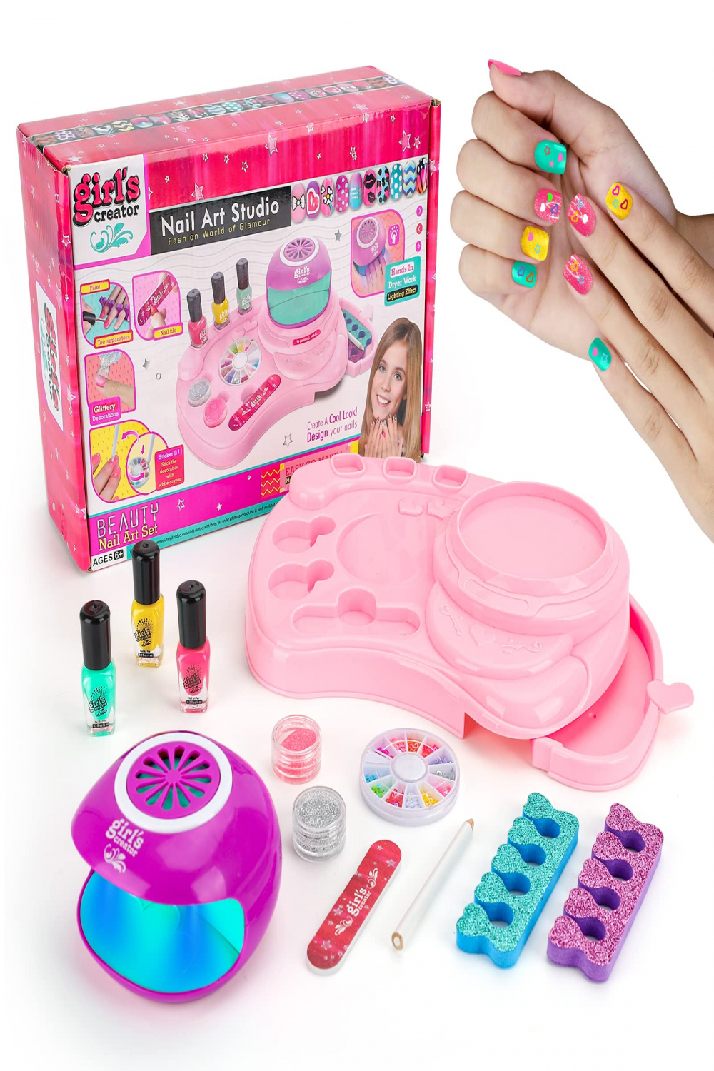 Mädchen Geschenke    Jahre, Nagelstudio Kinder für Teenager Mädchen         Geburtstags Geschenke Kinder Nagellack Spiele für Mädchen ab