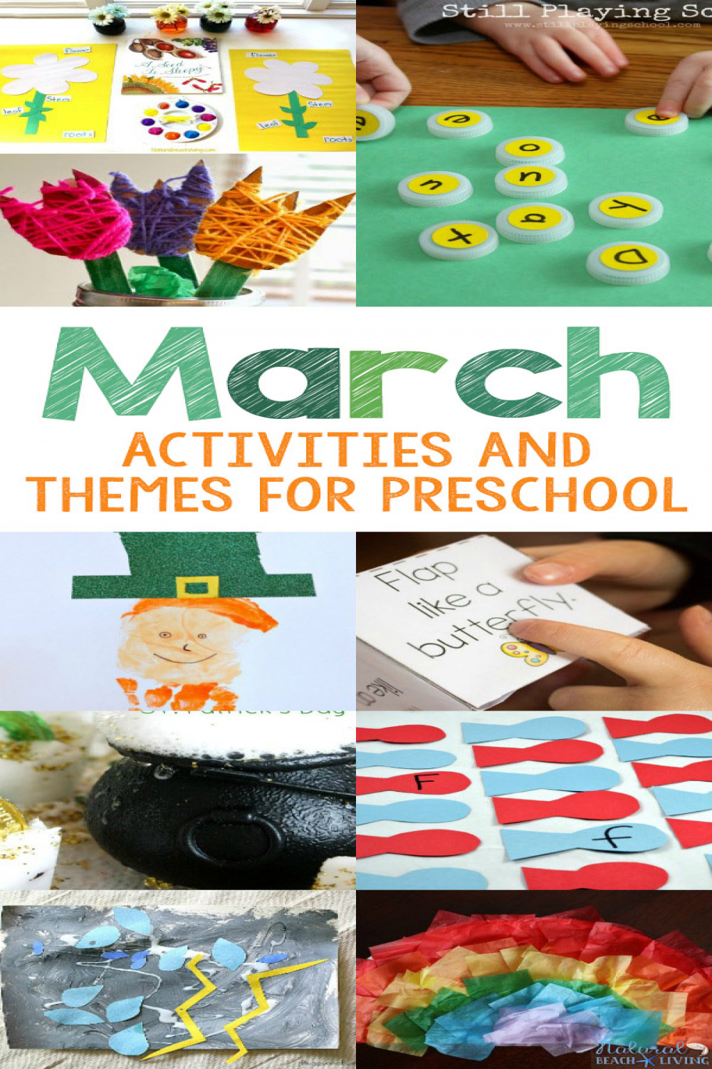 + March Preschool Activities and Themes for Preschool - Natural