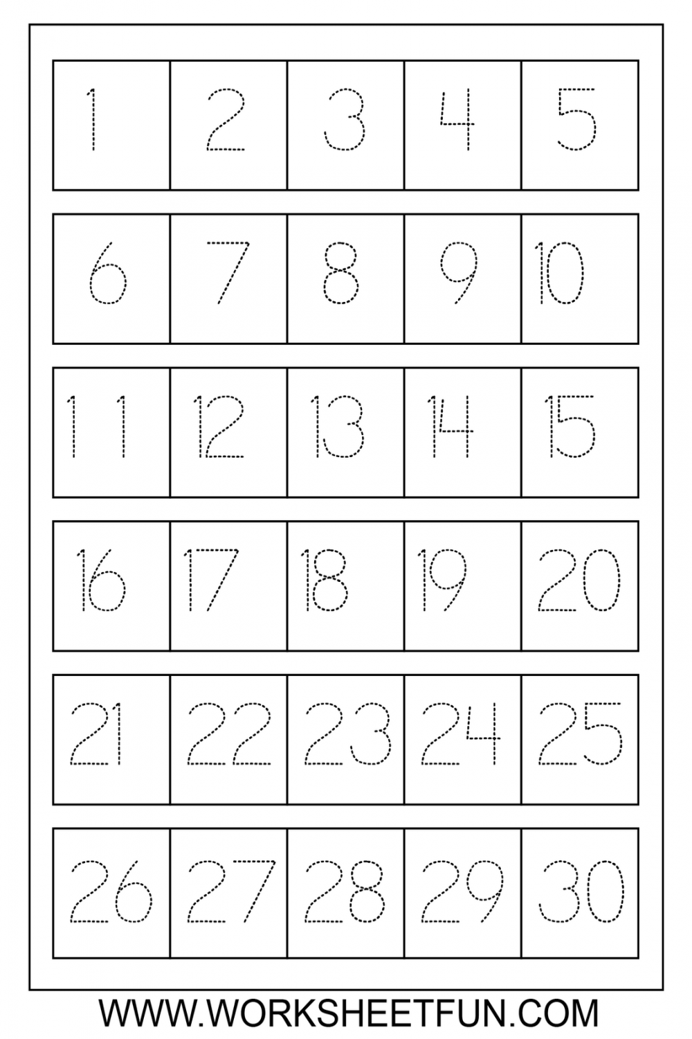 Number Worksheets -  Numbers preschool, Preschool math