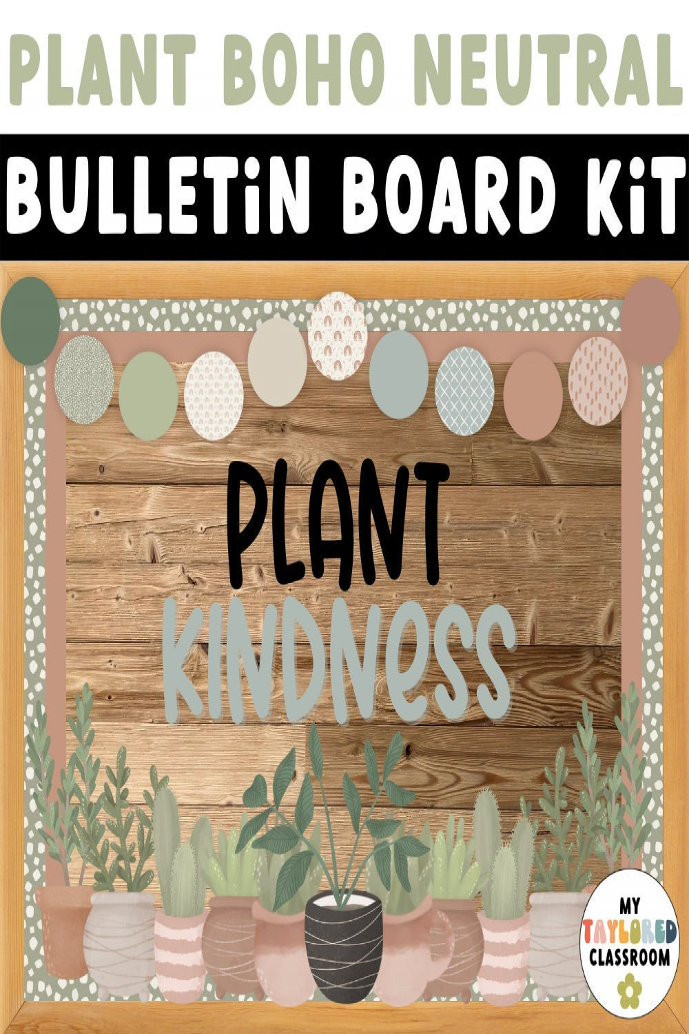 Plant Boho Neutral Pinnwand Kit Plant Bulletin Board - Etsy