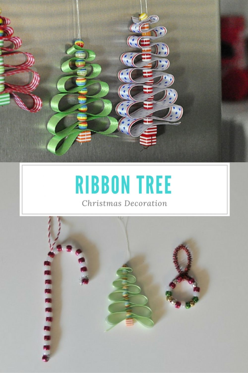 Ribbon Christmas Tree Decoration  Be A Fun Mum