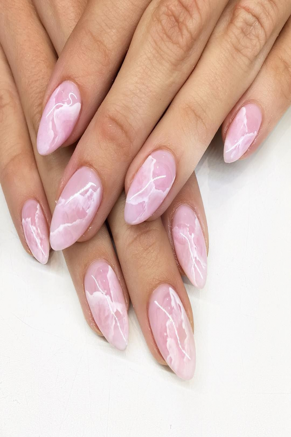 rose quartz manicure by nailthoughts  Rose quartz nails, Best