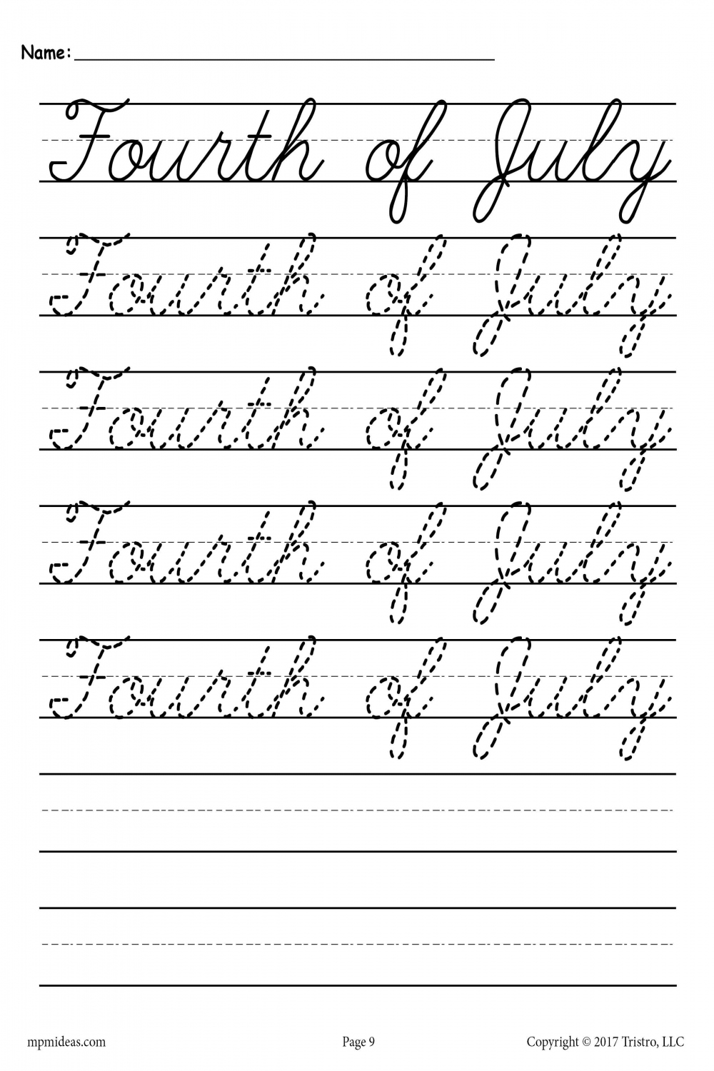 Seasons and Holidays Cursive Handwriting Worksheets!  Cursive