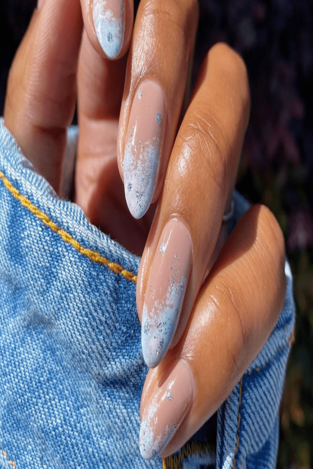 Sparkling Glitter French Tip Nail Ideas to Try ASAP