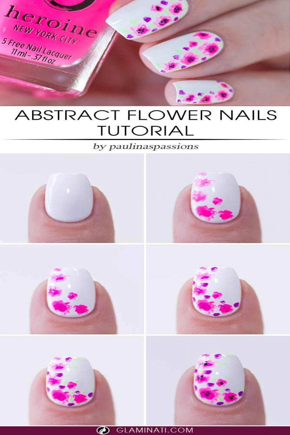 Three-Step Easy Nail Designs And Tutorials You Will Absolutely