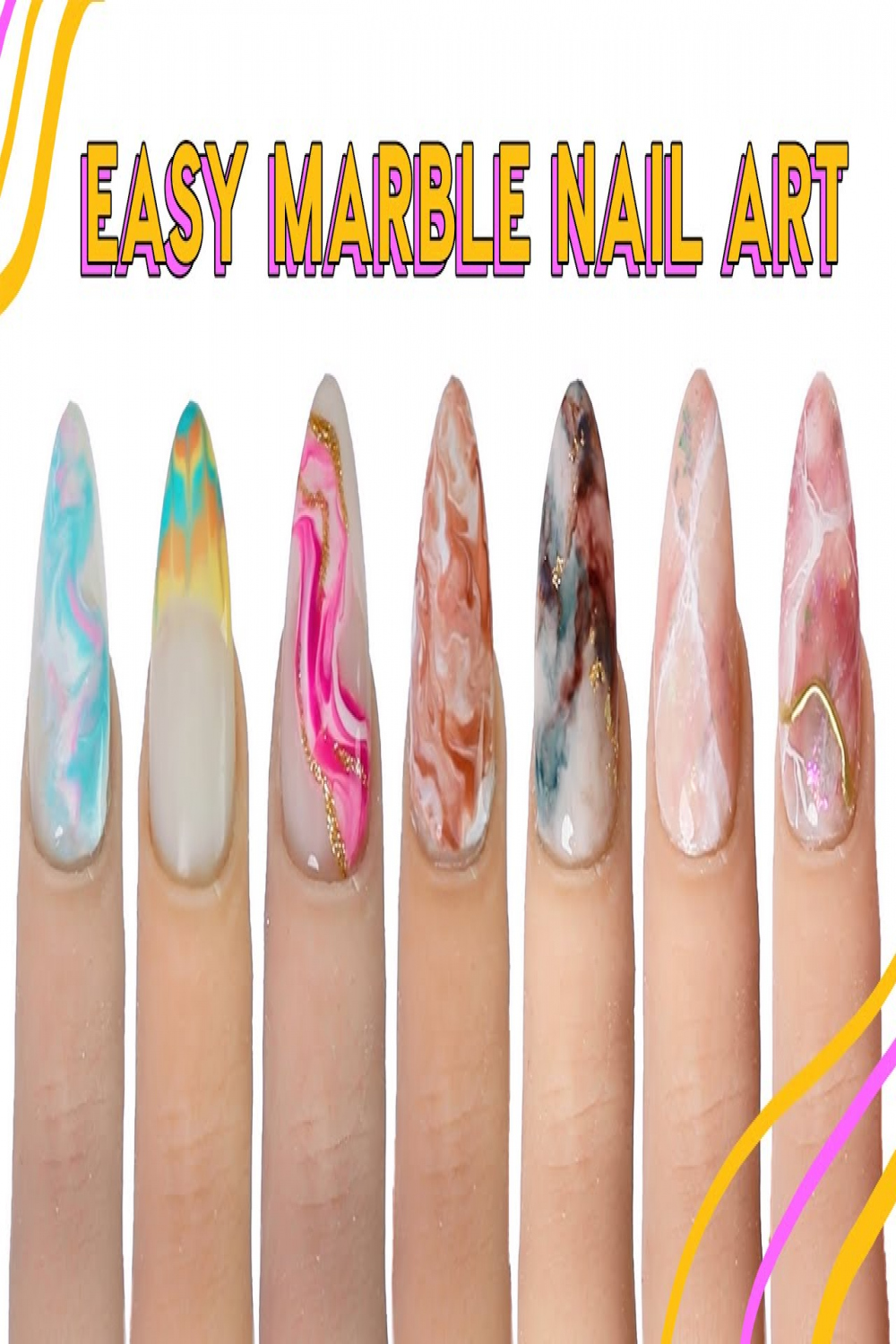 Ways To Do Marble Nail Art For Beginners