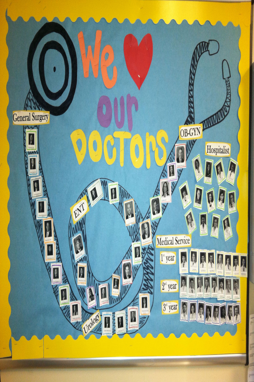 We heart our doctors board