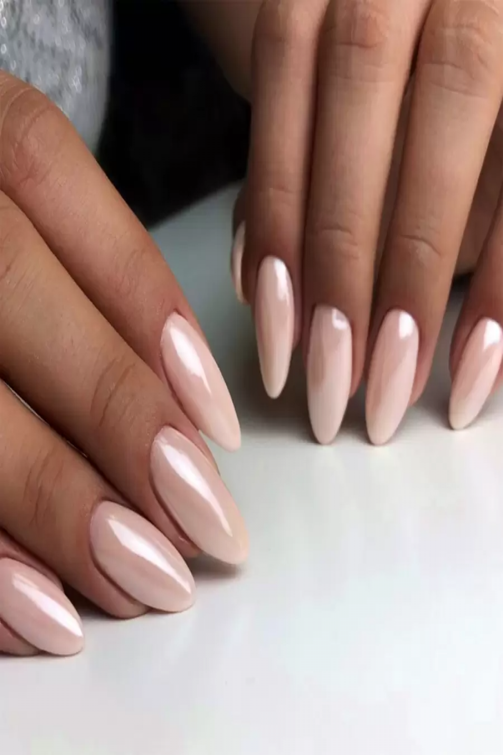 wedding nails ideas for every bride  Pink chrome nails, Pearl