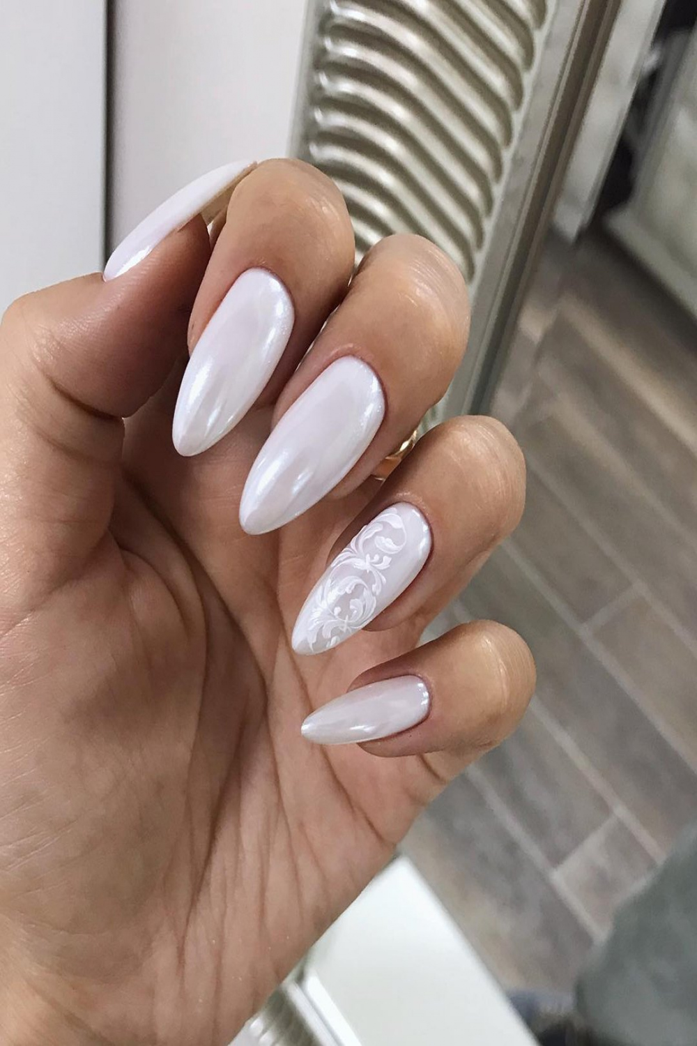 White Nail Designs  Best Ideas For Wedding [ Guide]