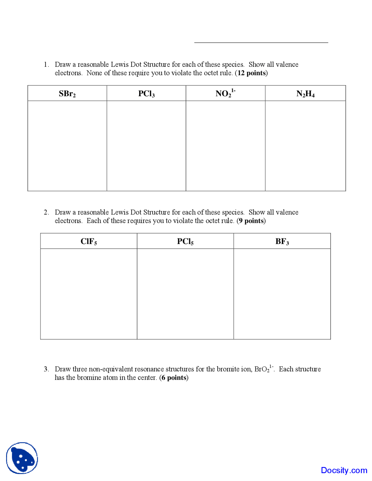 85 Lewis Dot Structures Worksheet 22