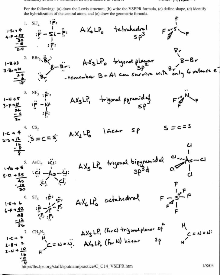 85 Lewis Dot Structures Worksheet 29