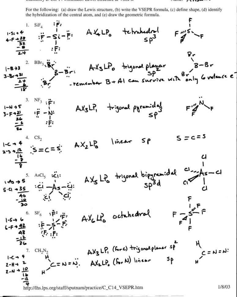 85 Lewis Dot Structures Worksheet 35