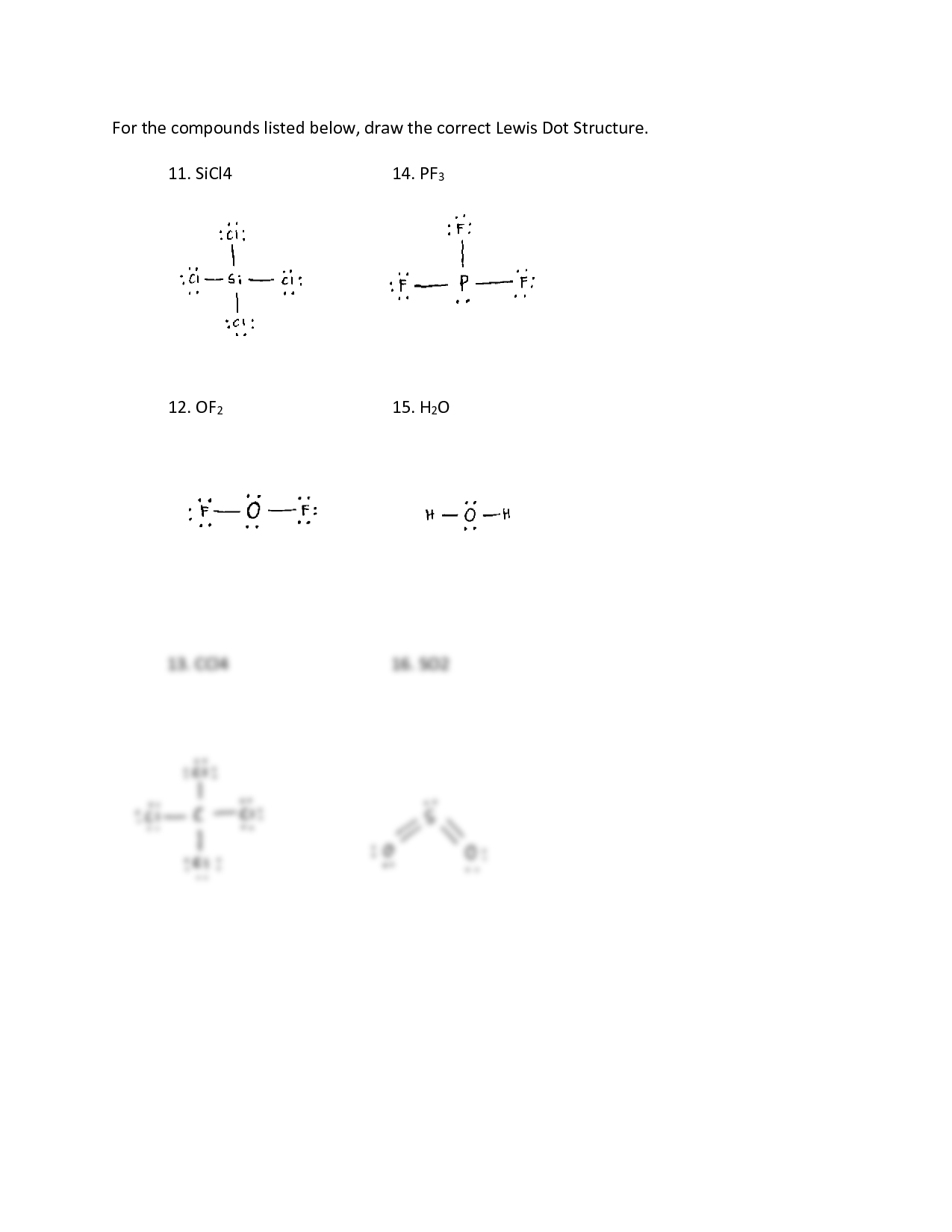 85 Lewis Dot Structures Worksheet 9