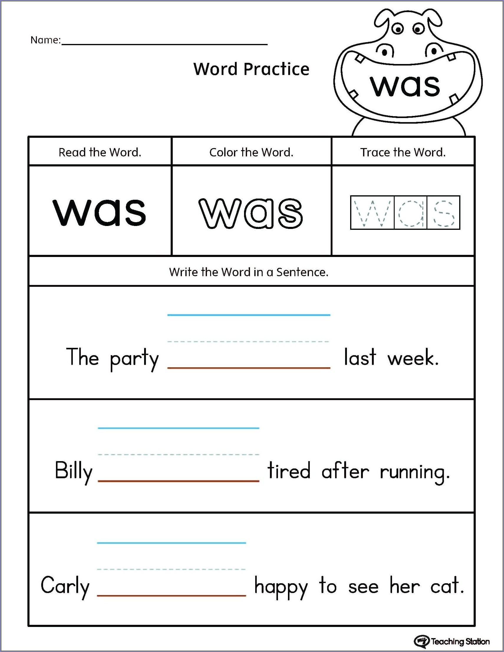 85 Sight Word Can Worksheet 31