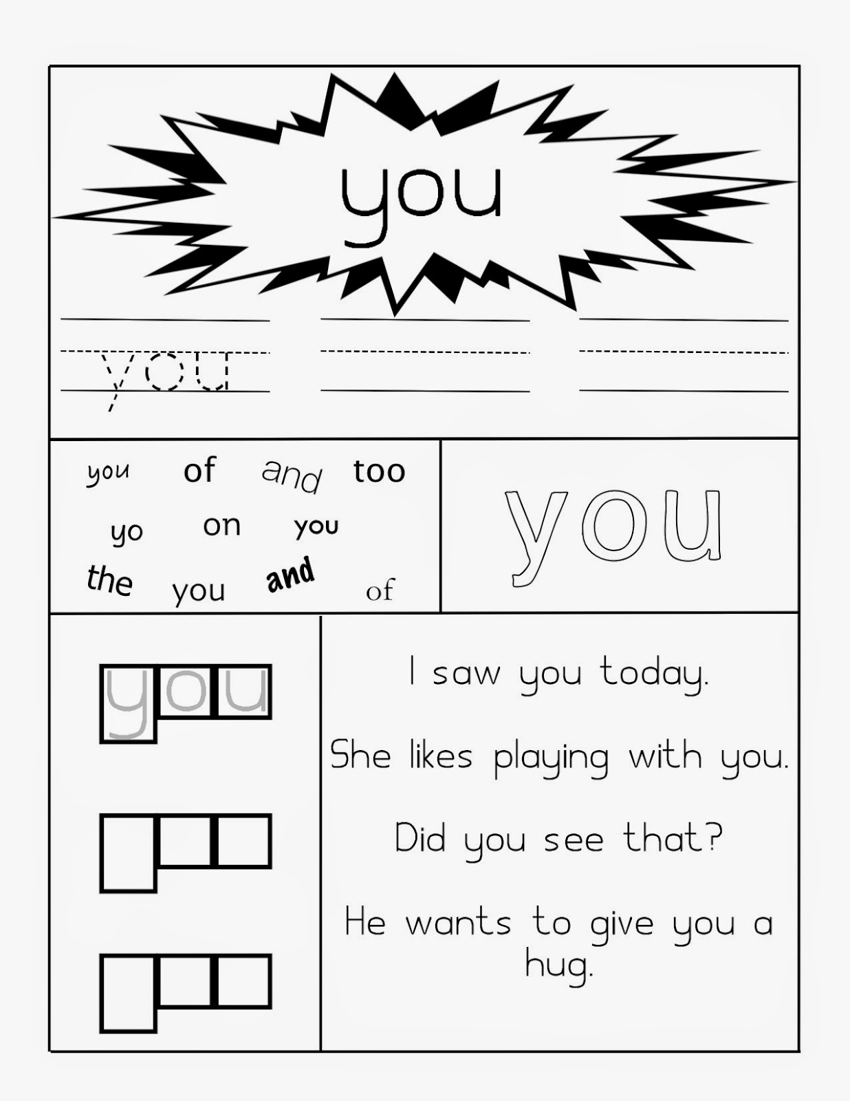 85 Sight Word Can Worksheet 32