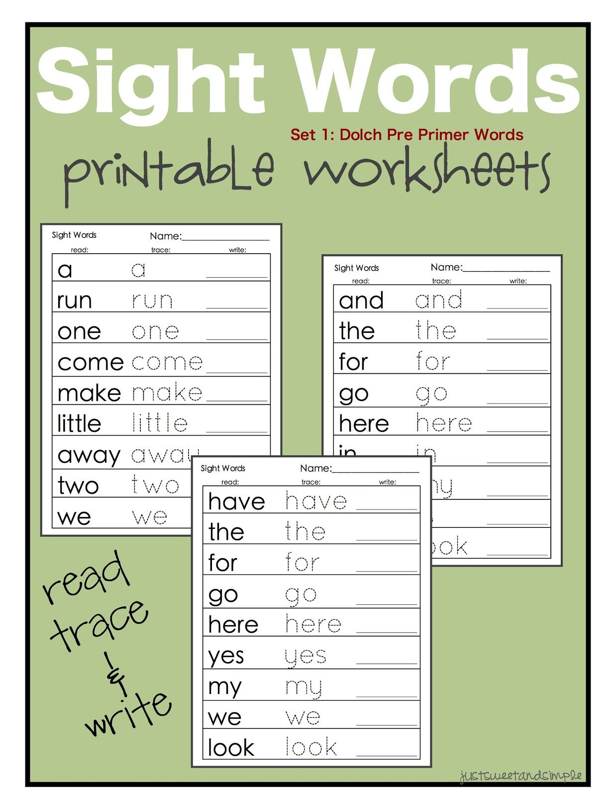 85 Sight Word Can Worksheet 39