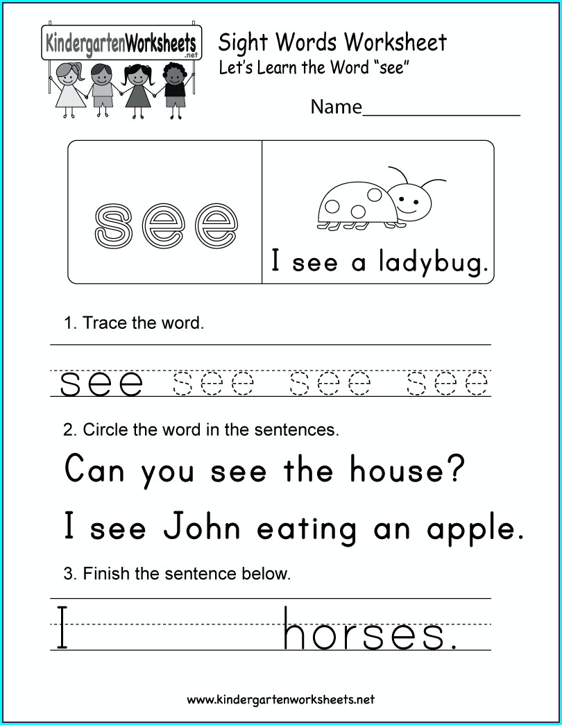 85 Sight Word Can Worksheet 8