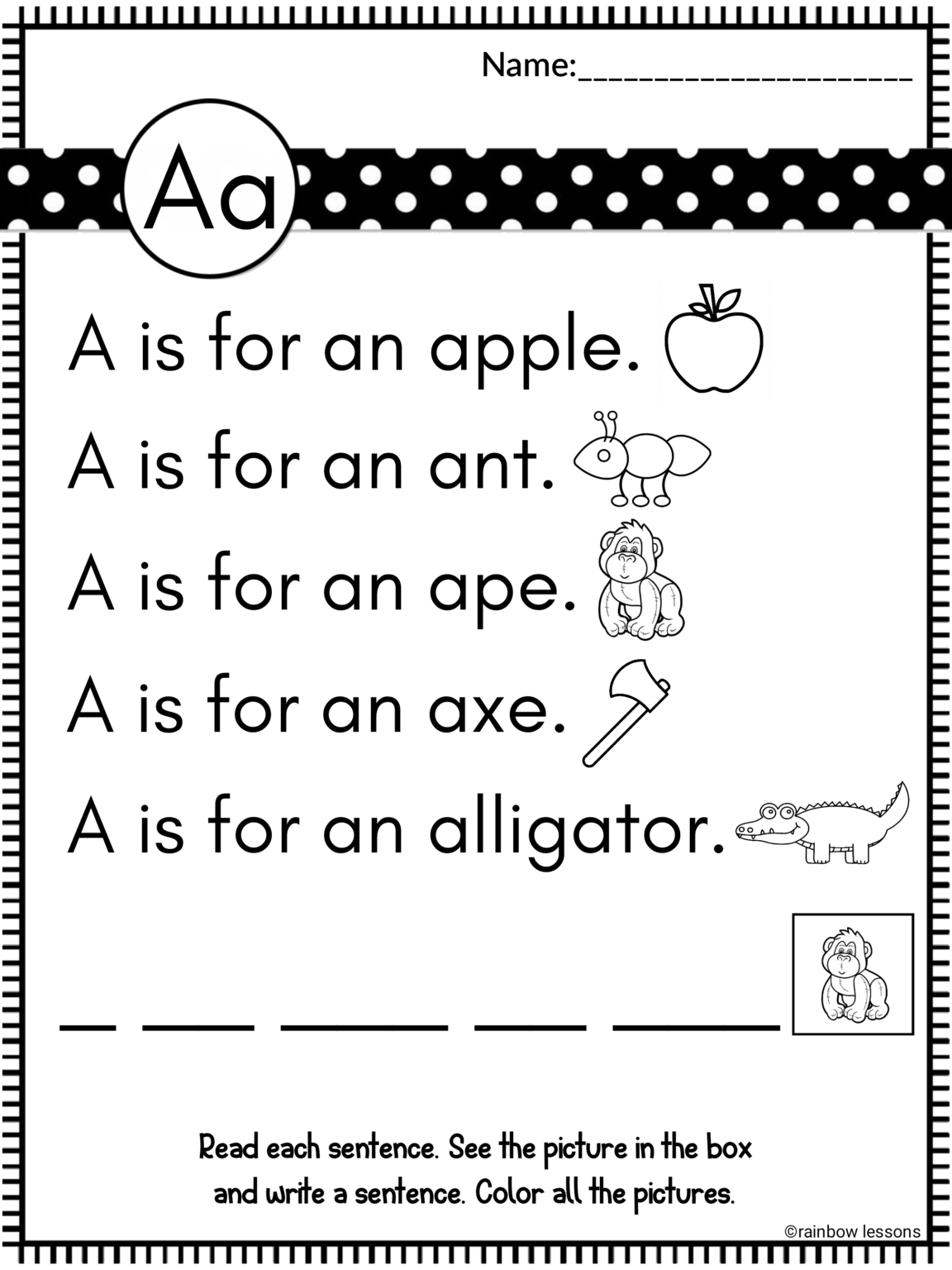 85 Sight Word Sentences Worksheets 26