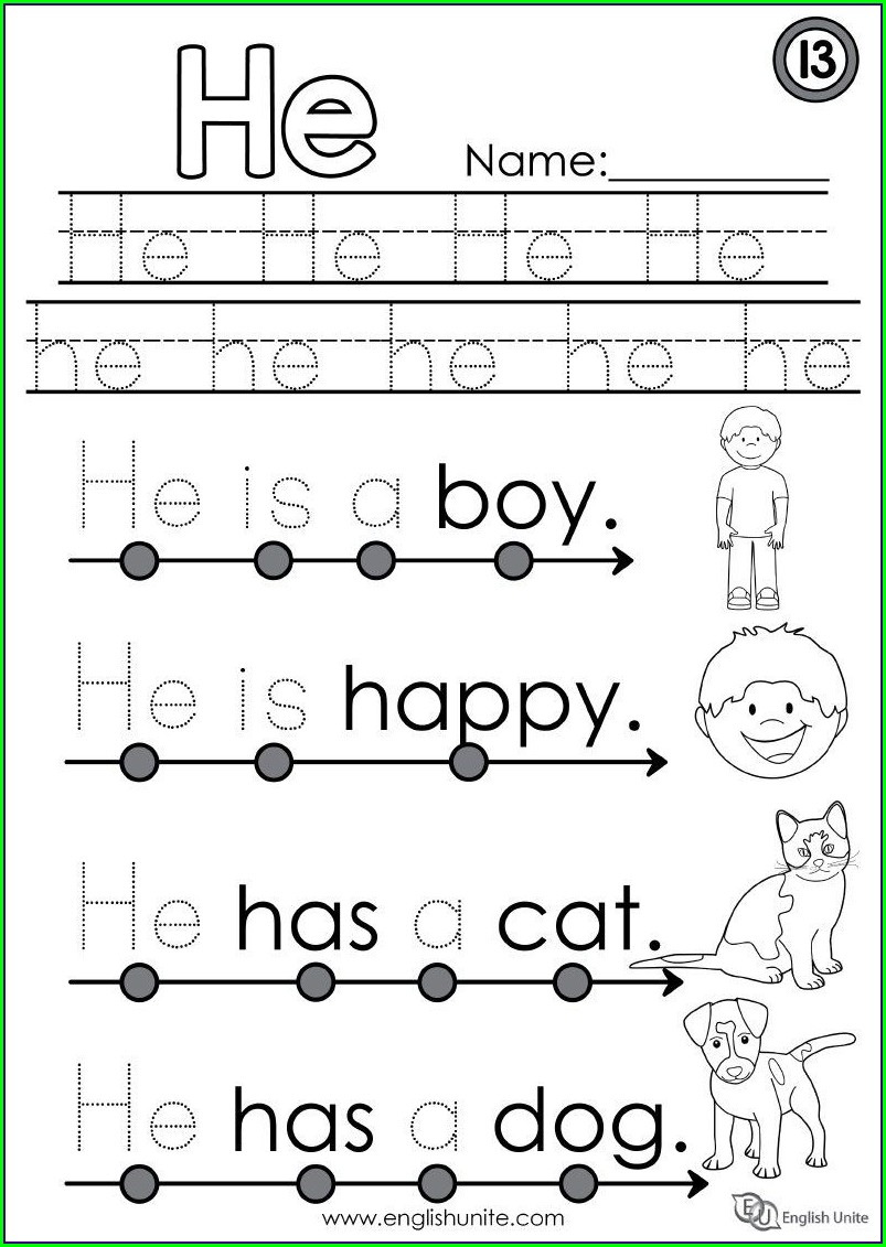 85 Sight Word Sentences Worksheets 32