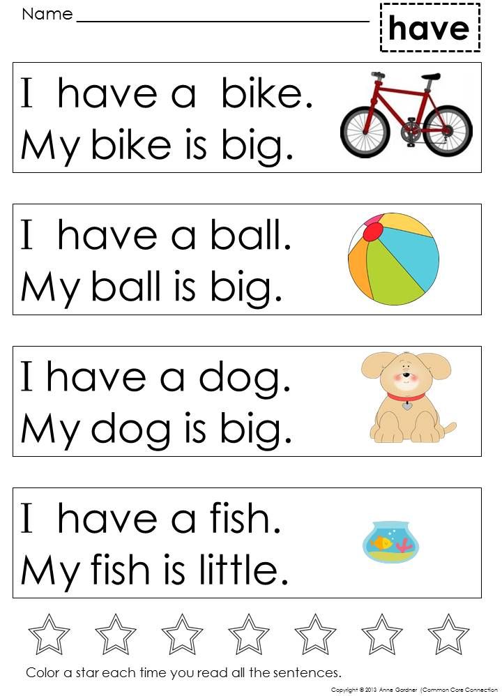 85 Sight Word Sentences Worksheets 42