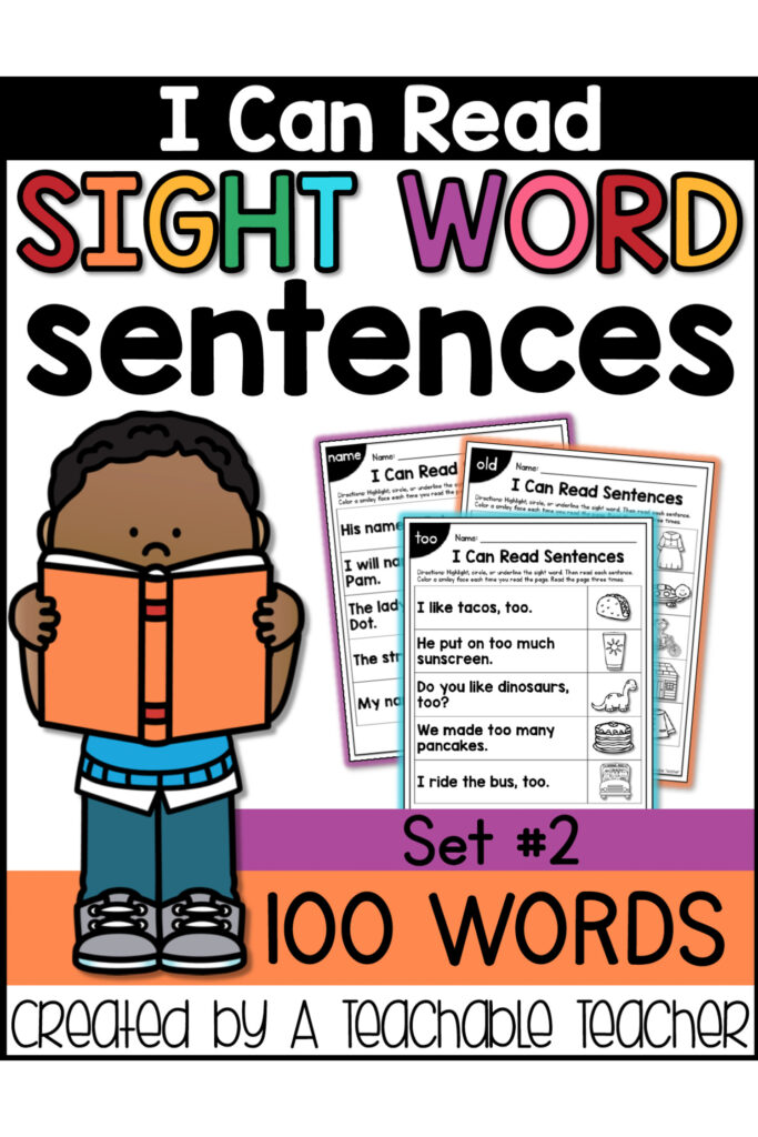 85 Sight Word Sentences Worksheets 48