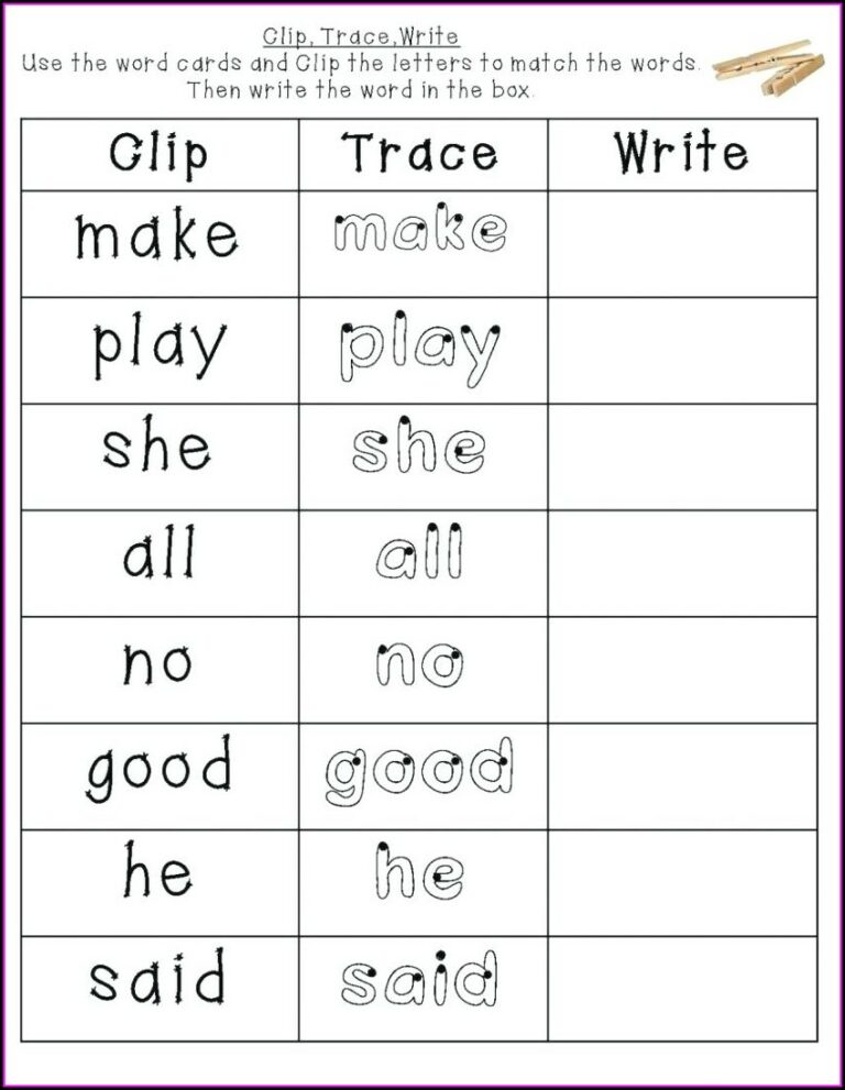 85 Sight Word Sentences Worksheets 65