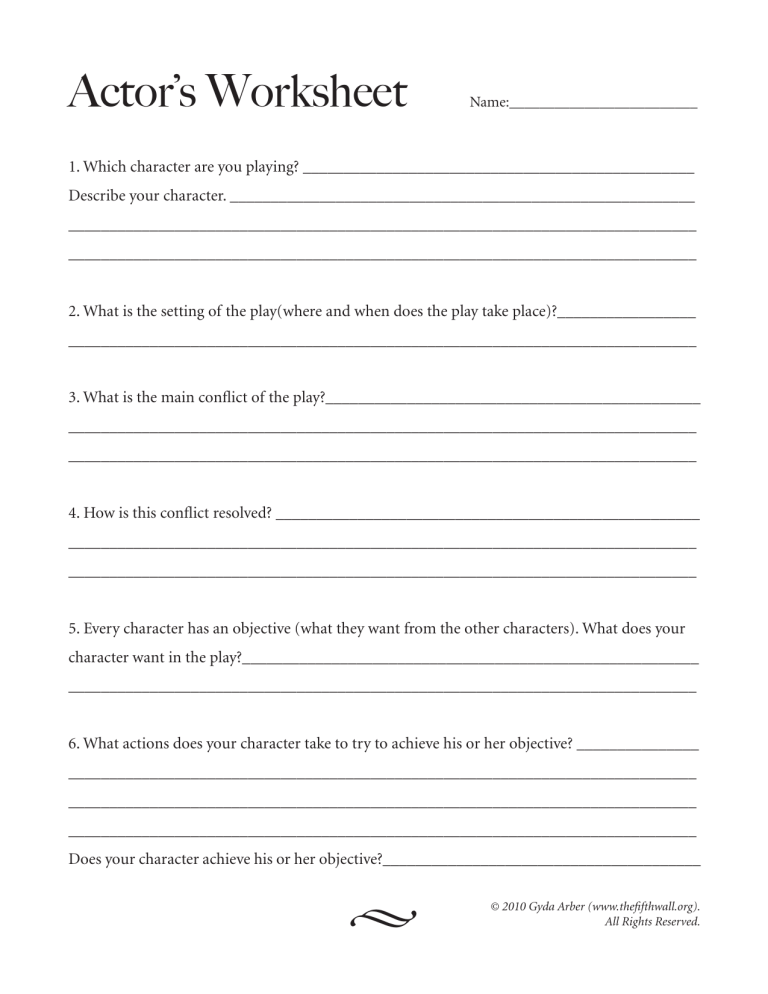 Get 85 Characterization Worksheet High School Ideas 49