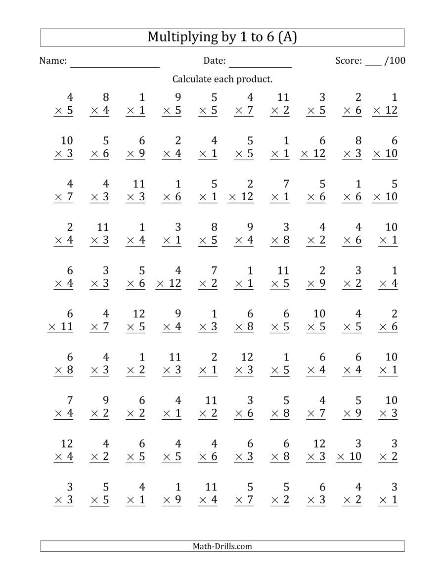 Get 85 Multiplication Worksheets 4Th Grade Ideas 44