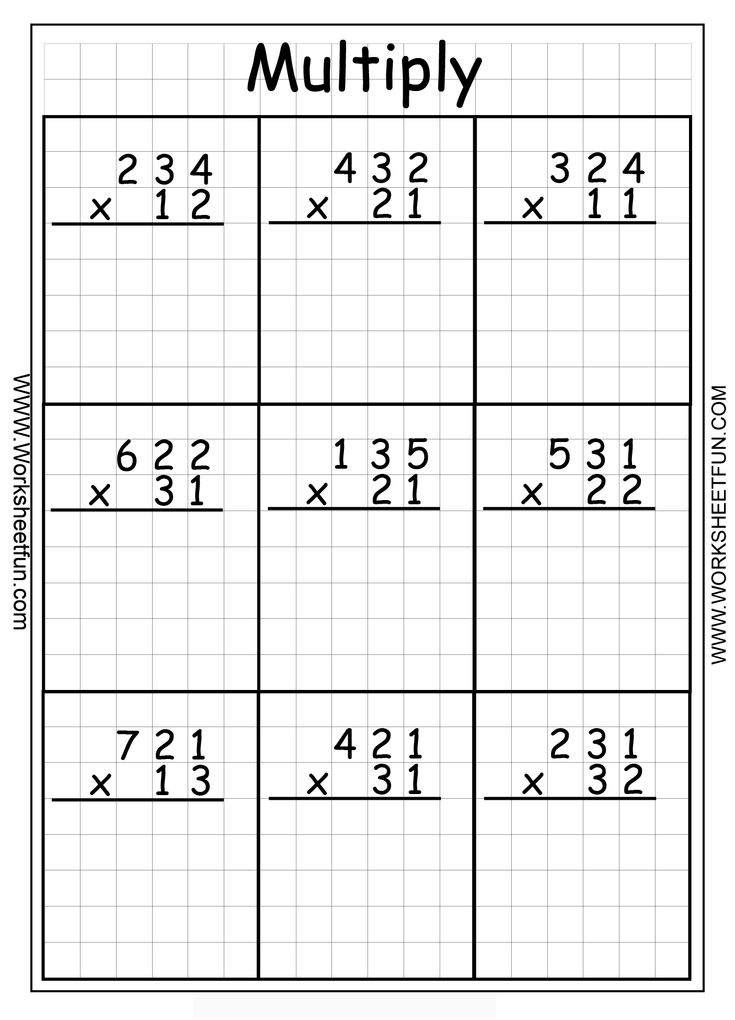 Get 85 Multiplication Worksheets 4Th Grade Ideas 77