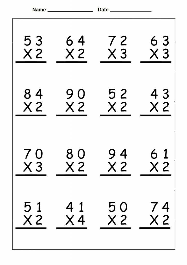 Get 85 Multiplication Worksheets 4Th Grade Ideas 85