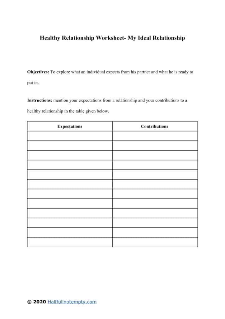 Get 85 Relationship Healing Worksheets Ideas 25