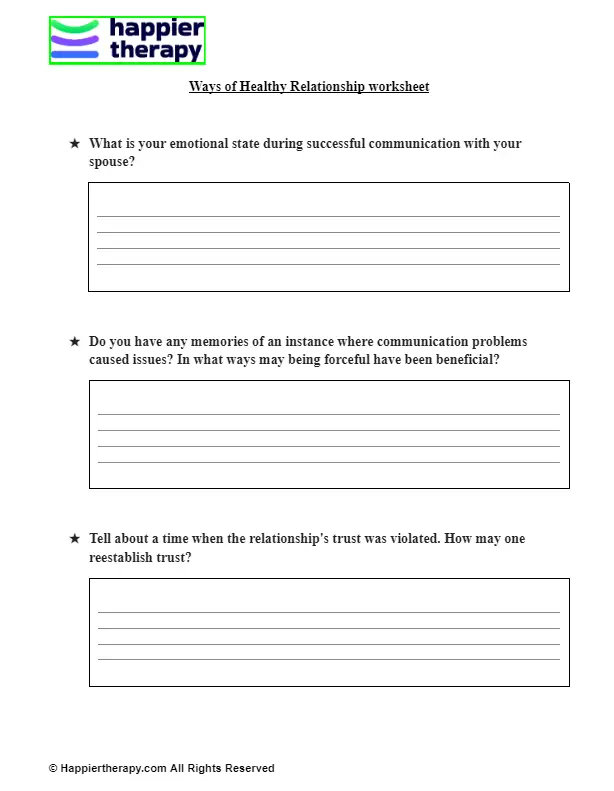 Get 85 Relationship Healing Worksheets Ideas 68