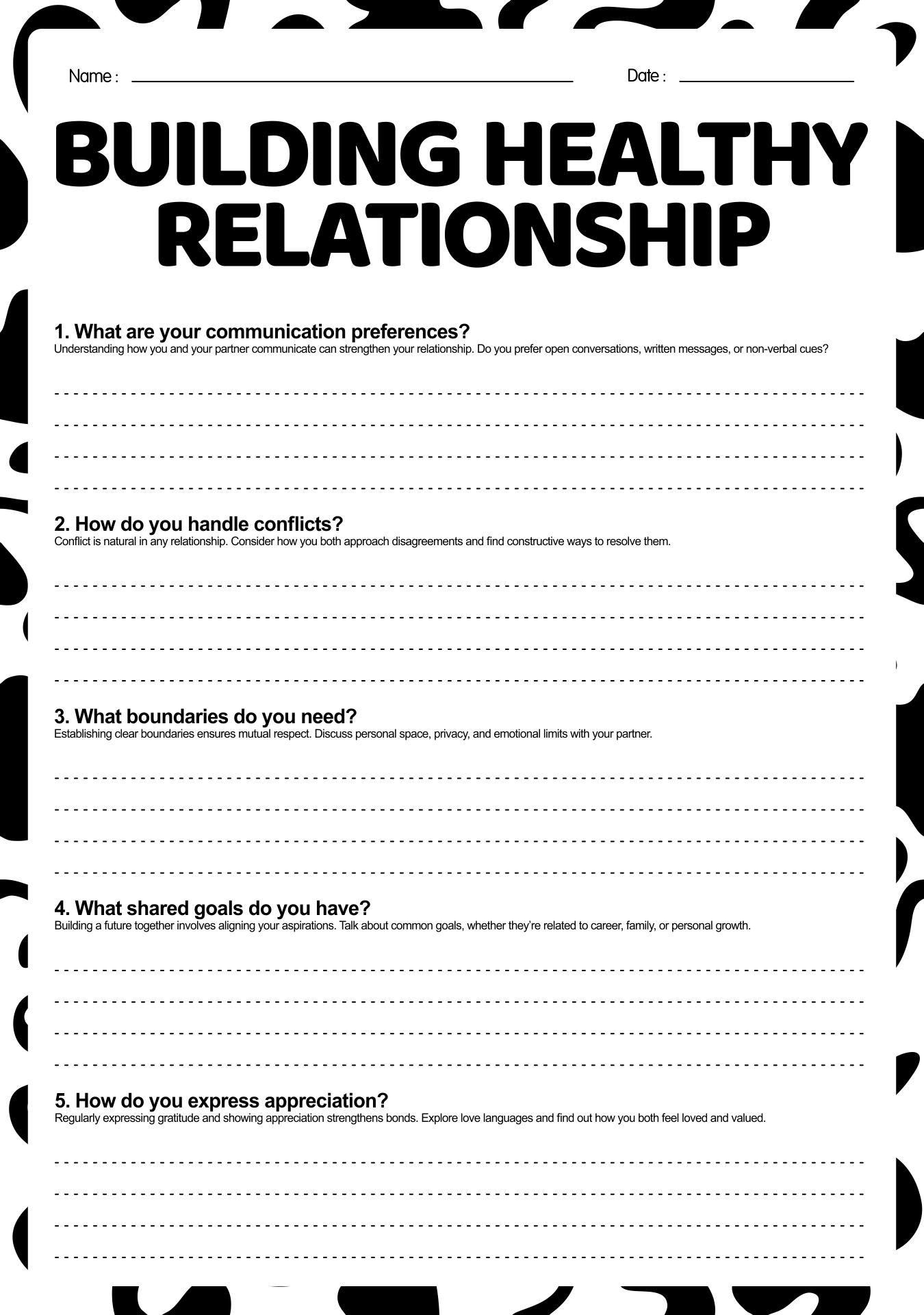 Get 85 Relationship Healing Worksheets Ideas 74