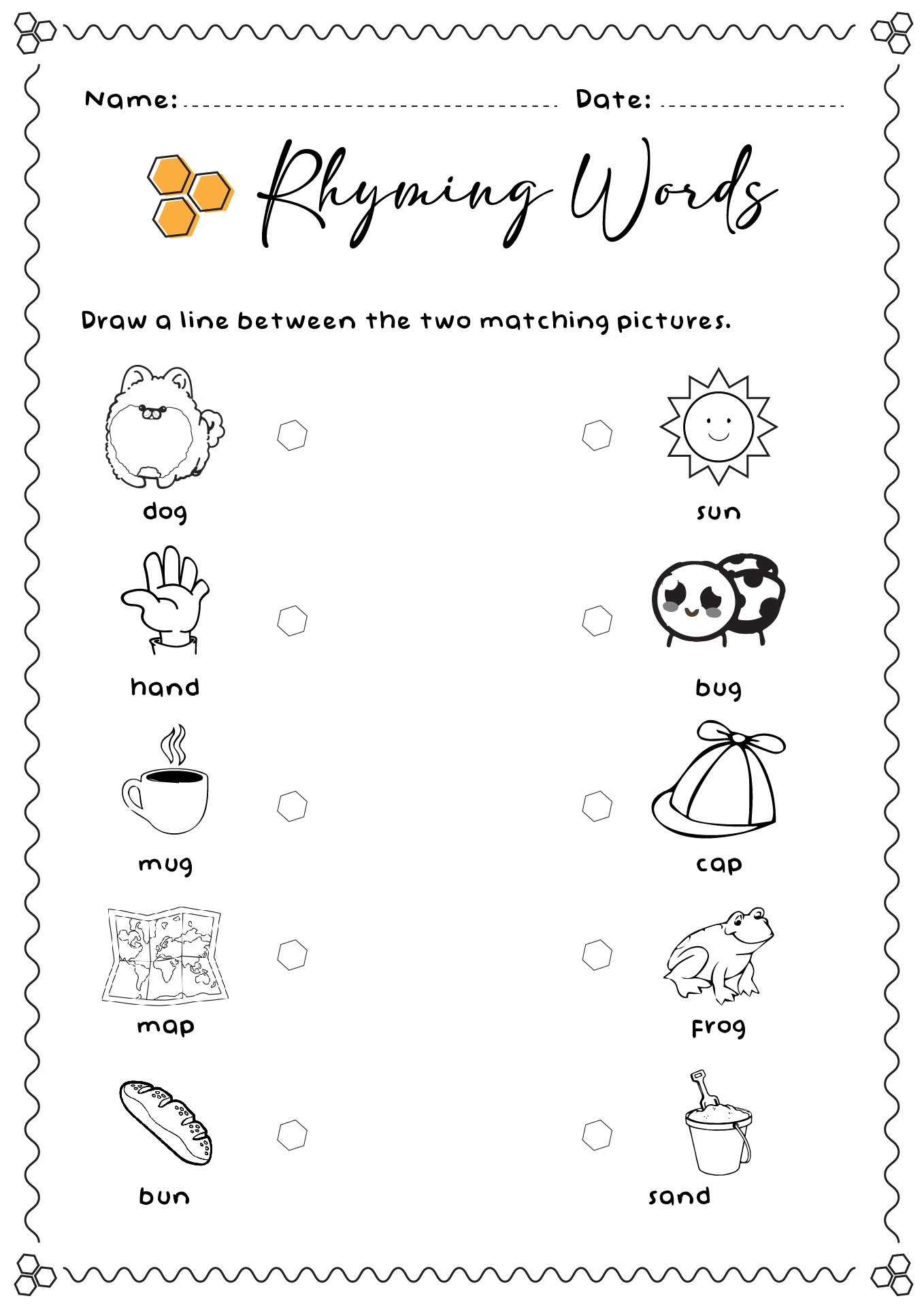 Get 85 Rhyming Worksheets 1St Grade Ideas 48