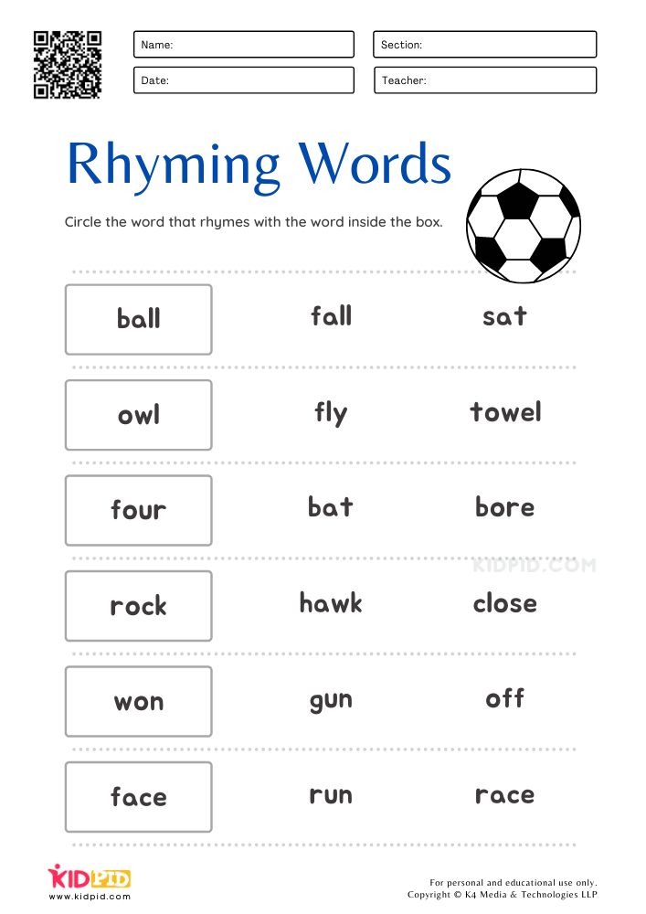 Get 85 Rhyming Worksheets 1St Grade Ideas 53